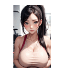 肉肉フィットネスコーチ1写真（個別スタンプ：18）