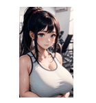 肉肉フィットネスコーチ1写真（個別スタンプ：19）