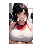 肉肉フィットネスコーチ1写真（個別スタンプ：25）