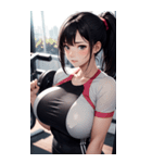 肉肉フィットネスコーチ1写真（個別スタンプ：35）