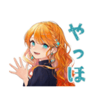 魔女のハロウィン★可愛い魔法使い（個別スタンプ：2）