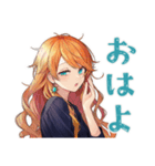 魔女のハロウィン★可愛い魔法使い（個別スタンプ：3）