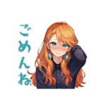 魔女のハロウィン★可愛い魔法使い（個別スタンプ：9）