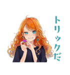 魔女のハロウィン★可愛い魔法使い（個別スタンプ：10）