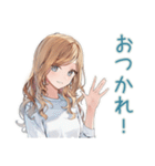 優しいお姉さんのグルチャ一言（個別スタンプ：2）