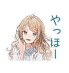 優しいお姉さんのグルチャ一言（個別スタンプ：3）