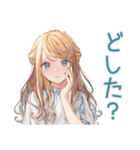 優しいお姉さんのグルチャ一言（個別スタンプ：7）