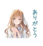 優しいお姉さんのグルチャ一言（個別スタンプ：8）