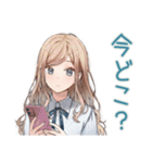 優しいお姉さんのグルチャ一言（個別スタンプ：10）