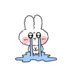 日常で使えるもこもこうさぎスタンプ（個別スタンプ：39）