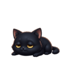 【文字なし】 黒猫 スタンプ（個別スタンプ：13）