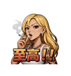 ヤニかすギャル（個別スタンプ：3）