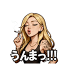 ヤニかすギャル（個別スタンプ：14）