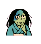 お岩さんの情緒大爆発便@SFW（個別スタンプ：4）