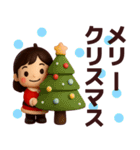 【秋冬】毎日使えるかわいい女の子スタンプ（個別スタンプ：2）