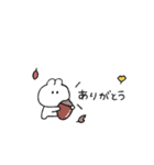 うさぎのきもち。〜秋とわたし〜（個別スタンプ：7）