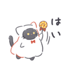 毎日使える！シーツをかぶったお化けネコ（個別スタンプ：8）