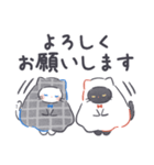 毎日使える！シーツをかぶったお化けネコ（個別スタンプ：18）