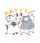 毎日使える！シーツをかぶったお化けネコ（個別スタンプ：21）