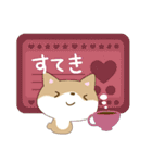 ちびシバ【ナチュラルガーリー】（個別スタンプ：10）