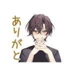 黒猫系男子のハロウィン★ゆる（個別スタンプ：3）