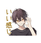黒猫系男子のハロウィン★ゆる（個別スタンプ：20）