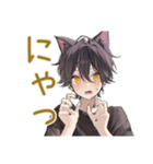 黒猫系男子のハロウィン★ゆる（個別スタンプ：23）