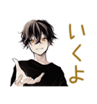 黒猫系男子のハロウィン★ゆる（個別スタンプ：25）