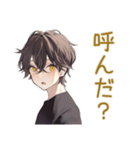 黒猫系男子のハロウィン★ゆる（個別スタンプ：30）