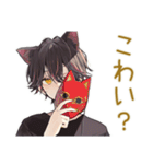 黒猫系男子のハロウィン★ゆる（個別スタンプ：36）