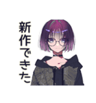 サブカル女子★即売会ブース御礼（個別スタンプ：22）