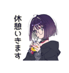 サブカル女子★即売会ブース御礼（個別スタンプ：26）