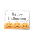 書き込める♥水彩ハロウィンカード 改（個別スタンプ：13）