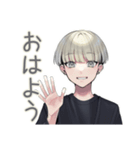 金髪男子の甘いささやき♡恋人専用（個別スタンプ：2）