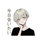 金髪男子の甘いささやき♡恋人専用（個別スタンプ：4）