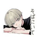 金髪男子の甘いささやき♡恋人専用（個別スタンプ：6）