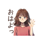 ちょうどいい女性の秋♡ほんわか（個別スタンプ：2）