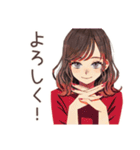 ちょうどいい女性の秋♡ほんわか（個別スタンプ：23）