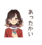 ちょうどいい女性の秋♡ほんわか（個別スタンプ：33）