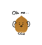 どんぐりと秋の葉っぱ（個別スタンプ：5）