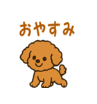 秋♡ず～っと使える♡トイプードル（個別スタンプ：14）