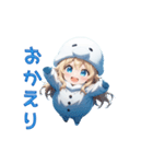【日常使い】にっこり雪だるまちゃん☃️（個別スタンプ：13）