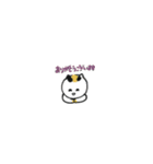 【小さめ】日本猫の褒め言葉スタンプ（個別スタンプ：9）