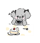 あまあまトイプー (ゆる)（個別スタンプ：3）