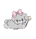 あまあまトイプー (ゆる)（個別スタンプ：4）