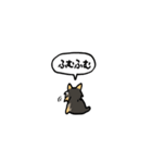 小さいヨークシャテリア(フキダシ)（個別スタンプ：21）