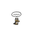 小さいヨークシャテリア(フキダシ)（個別スタンプ：23）