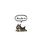 小さいヨークシャテリア(フキダシ)（個別スタンプ：26）