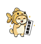 金魚犬のおみくじスタンプ（個別スタンプ：24）