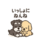 ずーっとラブ！ミニチュアシュナウザー（個別スタンプ：6）